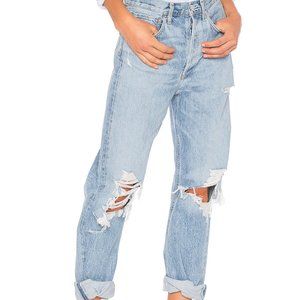 AGOLDE 90s Mid Rise Loose Fit in Fall Out